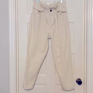 Who What Wear Paperbag Jeans